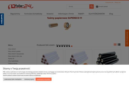 Obiegała Adam Firma Handlowo Usługowa „MEGAN” Handel Opakowaniami’